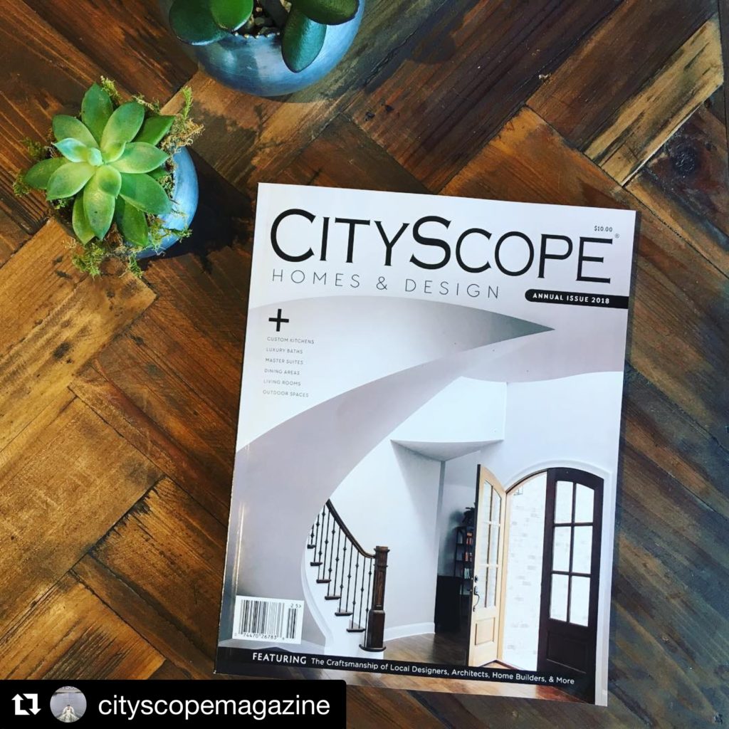 Spiral Staircase Entry on Front Cover of Cityscope